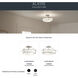 Alkire 3 Light 17 inch Brushed Nickel Semi Flush Light Ceiling Light